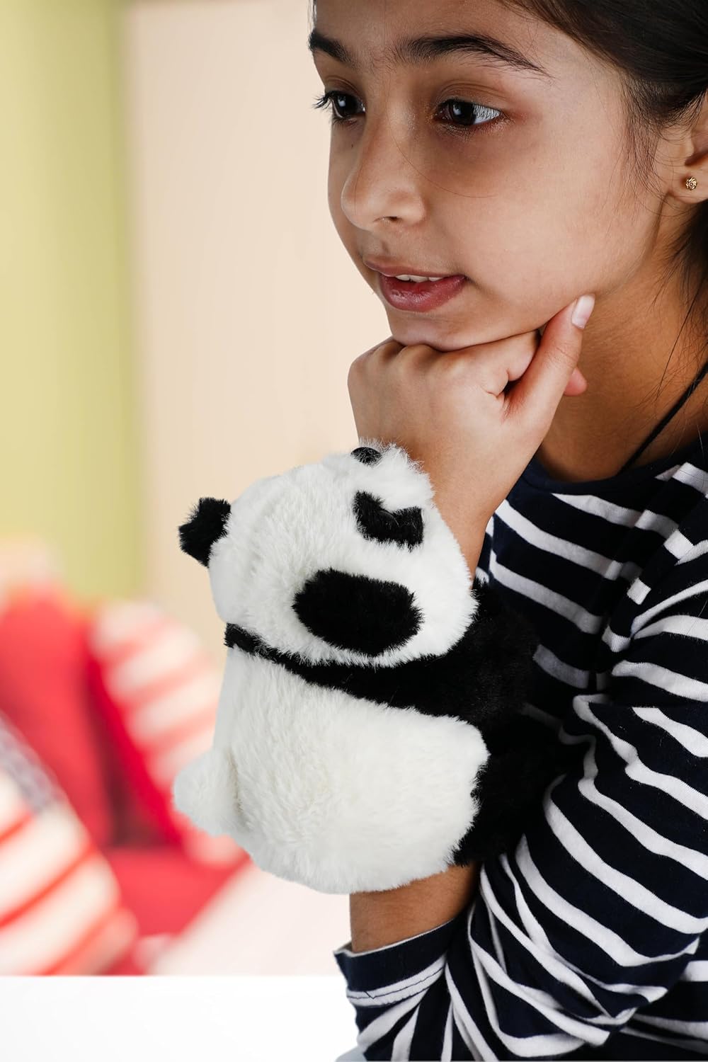 Unisex Stuffed Animal Slap Bracelets Plush Panda