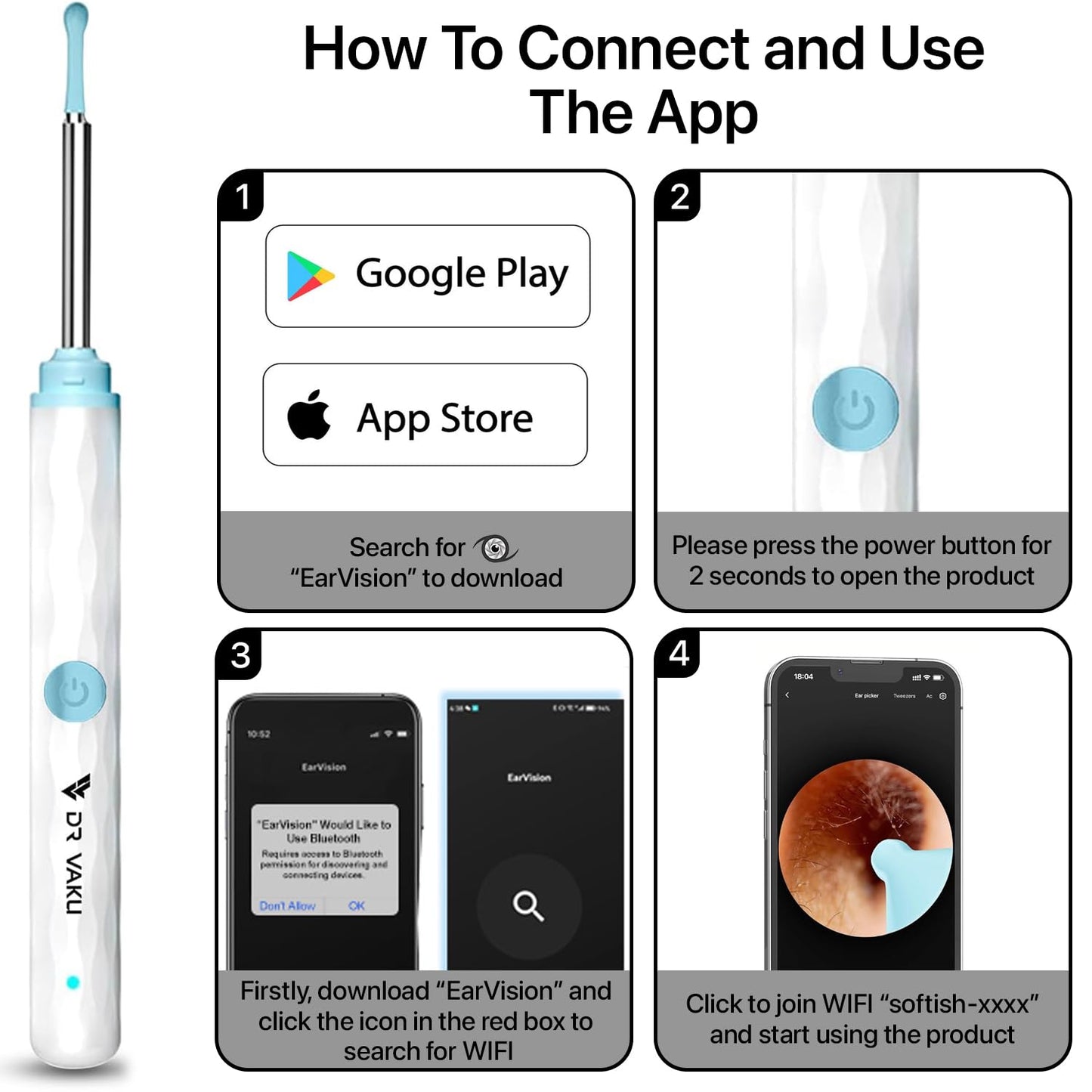 Smart Visual Ear Wax Cleaner